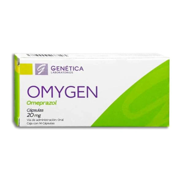 Omeprazol Omygen 20 mg Caja con 7 Cápsulas