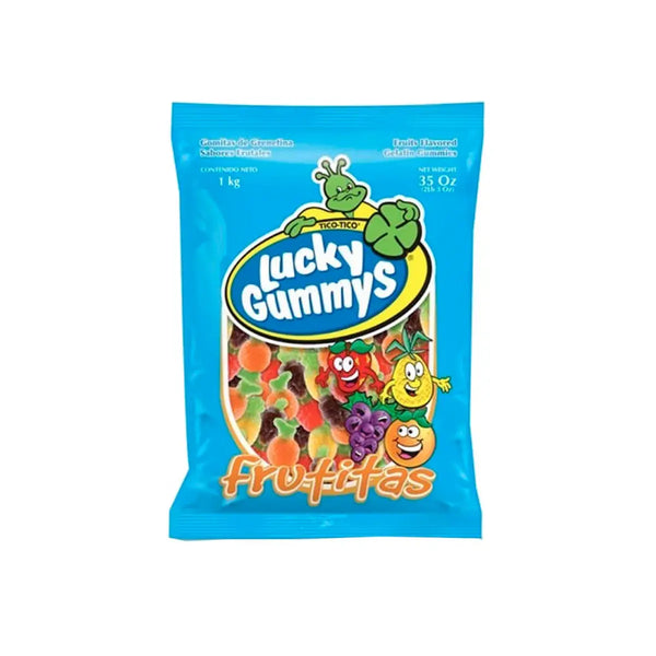 Bolsa de Gomitas  Frutitas Lucky Gummys 1 KG