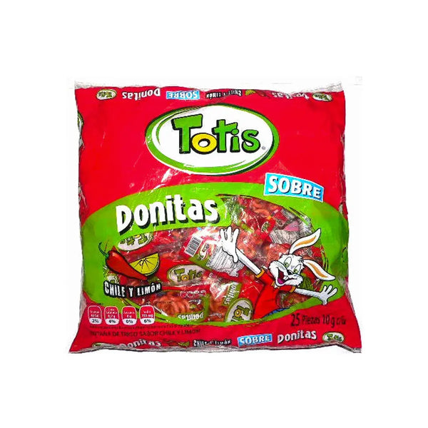 Fritura Totis Donitas Chile Y Limón 25 Piezas