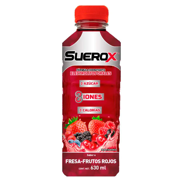 SUEROX 8IONES FRESA FRUTOS ROJOS 12-630 ML