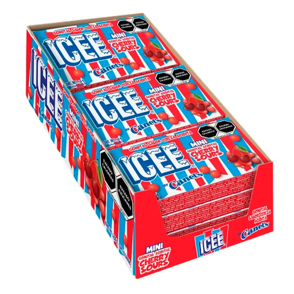 Gomitas Ácidas Icee Mini Cherry Sours Sabor Cereza  50 gr.