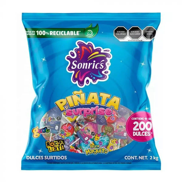 Bolsa de Dulces Piñata Surprise Sonrics 2 kg