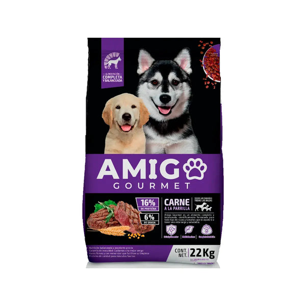 Alimento Para Perro todos los Tamaños Amigo Gourmet Bulto de 22 Kg