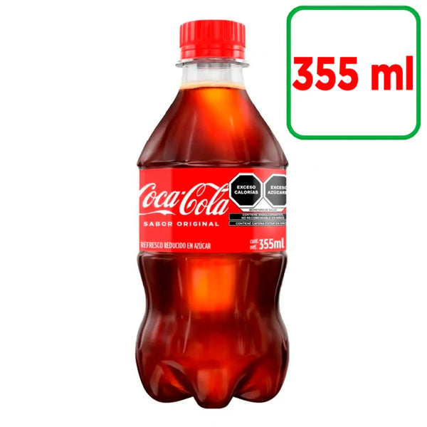 Refresco Coca Cola Pet botella 355 ml